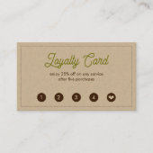 Flache Treuekarte (Vorderseite)