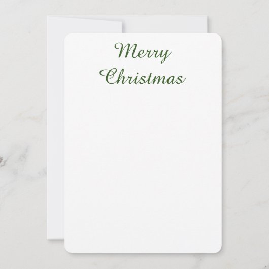 Flache Urlaubskarte Feiertagskarte (Rückseite)