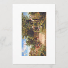 Flache Weihnachts- oder Dankeskarten Feiertagskarte