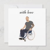 Flache Weihnachtskarte Feiertagskarte (Vorderseite)