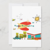 Flache Weihnachtskarte Feiertagskarte (Vorderseite)