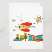 Flache Weihnachtskarte Feiertagskarte (Vorne/Hinten)