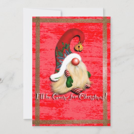 Flache Weihnachtskarte Feiertagskarte (Vorderseite)
