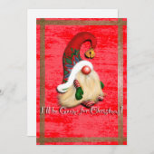 Flache Weihnachtskarte Feiertagskarte (Vorne/Hinten)