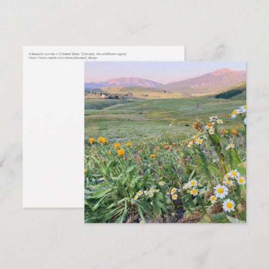 Flache Weihnachtskarte Feiertagskarte (Vorne/Hinten)