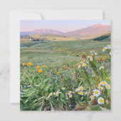 Flache Weihnachtskarte Feiertagskarte (Vorderseite)