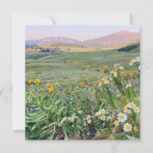 Flache Weihnachtskarte