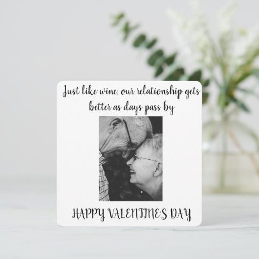 Flache Weihnachtskarte Feiertagskarte (Stehend Vorderseite)