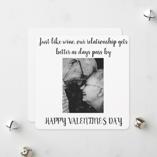 Flache Weihnachtskarte Feiertagskarte (Vorderseite/Rückseite Beispiel)