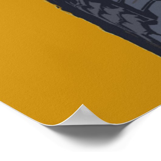 Flacheisen-Gebäude Poster (Ecke)