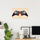 FLÄCHEN EINES EUROPÄISCHEN ROLLER POSTER (Heimbüro)