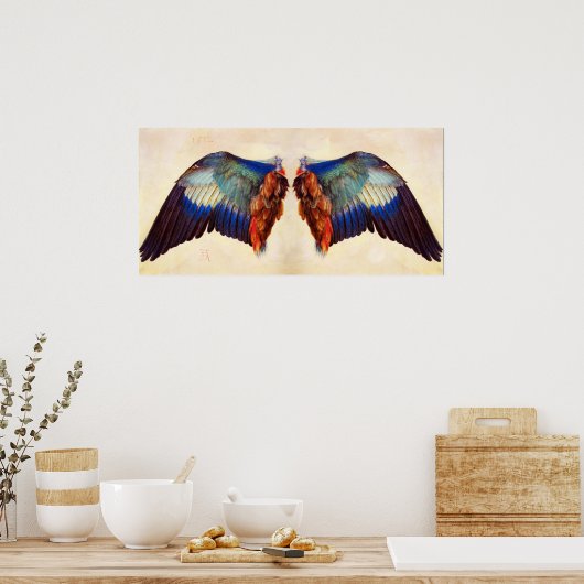 FLÄCHEN EINES EUROPÄISCHEN ROLLER POSTER (Küche)