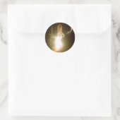 FLÄCHENABLEHNUNG RUNDER AUFKLEBER (Tasche)