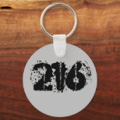 Flächencode 216 (Cleveland) Schlüsselanhänger (Vorderseite)