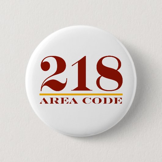 Flächencode 218 button (Vorderseite)