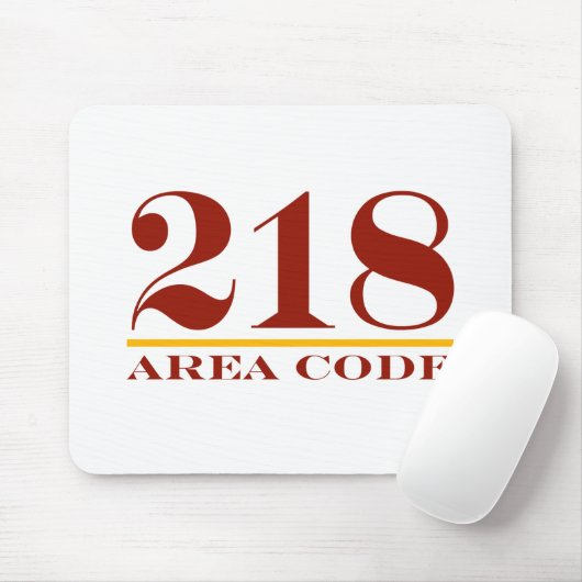 Flächencode 218 mousepad (Mit Mouse)