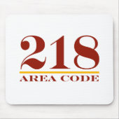 Flächencode 218 mousepad (Vorne)