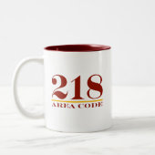 Flächencode 218 zweifarbige tasse (Links)