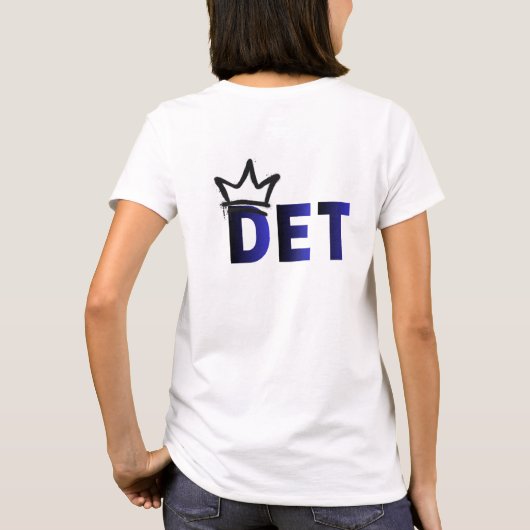 Flächencode 313 T-Shirt (Rückseite)
