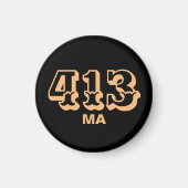 Flächencode 413 magnet (Vorne)