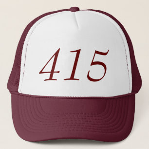 Flächencode 415 truckerkappe