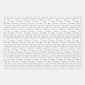 FLÄCHENWÖRTERBUCH GESCHENKPAPIER SET (Vorderseite 3)