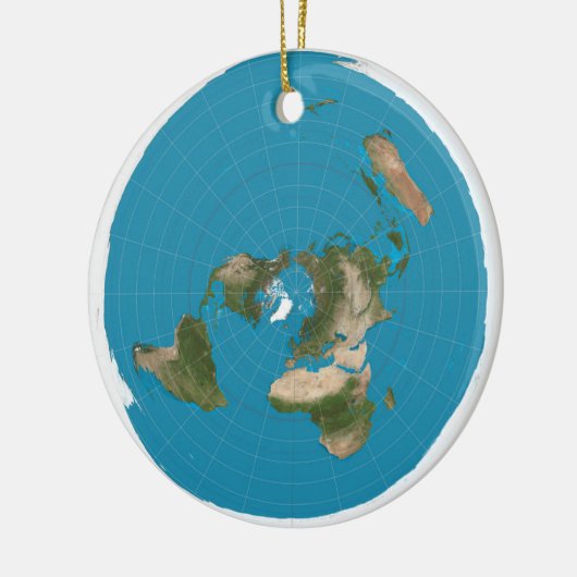 Flacher Baum blaue Runde AE Erd/hintere Keramikornament (Links)