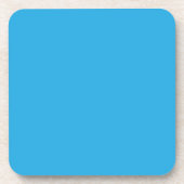 Flacher Himmelblauer Hintergrund für Web & Print Getränkeuntersetzer (Vorderseite)