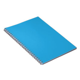 Flacher Himmelblauer Hintergrund für Web & Print Notizblock