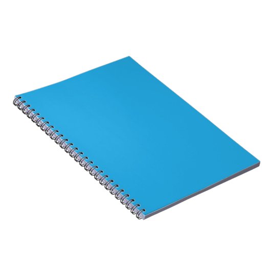 Flacher Himmelblauer Hintergrund für Web & Print Notizblock (Rechte Seite)