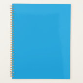 Flacher Himmelblauer Hintergrund für Web & Print Planer (Vorderseite)