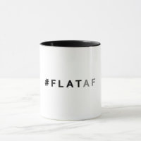 Flaches Erdkaffee-Tasse | #flataf