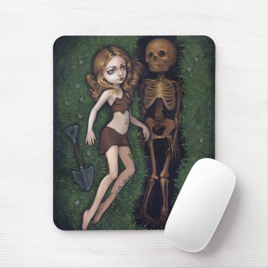 "Flaches ernstes" Mousepad (Mit Mouse)