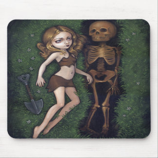 "Flaches ernstes" Mousepad