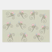 Flaches Geschenkpapier, 3er‑Set Geschenkpapier Set (Vorderseite 2)