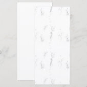 Flaches Menü Menükarte (Vorne/Hinten)