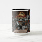 Flaches Motorrad 1927 des Norton Modell-18 Tasse (Zentrum)