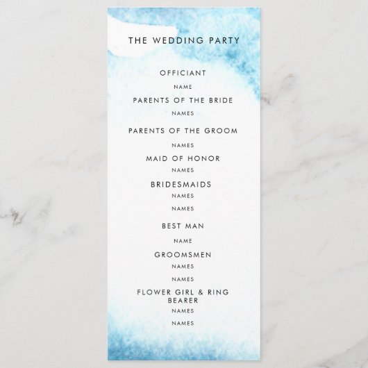 Flaches Programm (Rückseite)