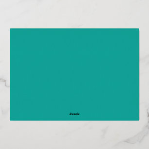 Flaches Türkis Hintergrund – Back-to-School Textur Folieneinladung