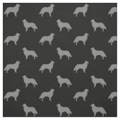 Flaches überzogenes Retriever-Silhouette-Muster Stoff (Muster)