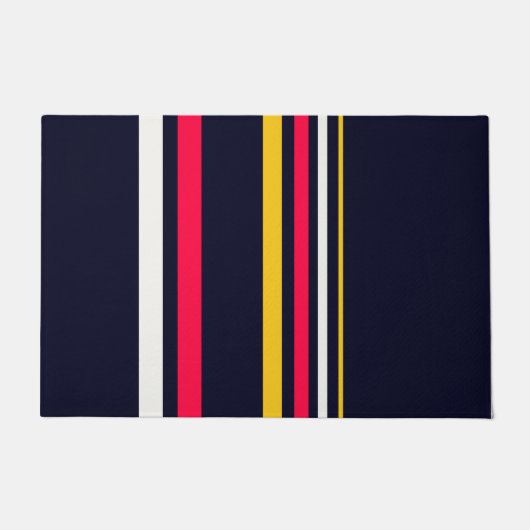 Flachfarbstreifen Fußmatte (Vorderseite)