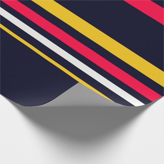 Flachfarbstreifen Geschenkpapier (Ecke)