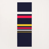 Flachfarbstreifen Yogamatte (Rückseite)