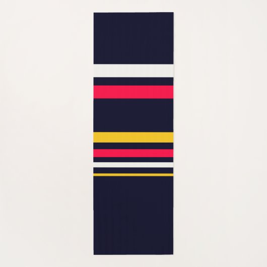 Flachfarbstreifen Yogamatte (Rückseite)