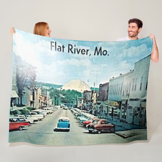 FLACHFLUSS, MISSOURI FLEECEDECKE (Beispiel)