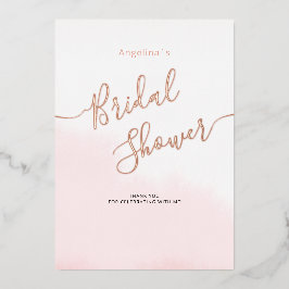 Flachfolien-Brautparty DANKEN SIE Karte