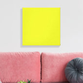 Flachgelber Hintergrund – Textur für den Schulbegi Leinwanddruck (Insitu (Wohnzimmer))
