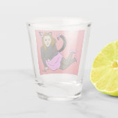Flachglas Schnapsglas (Rückseite)