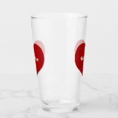 Flachherz-Icon Glas (Links)