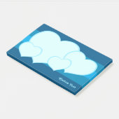 Flachherz-Icon Post-it Klebezettel (angewinkelt)